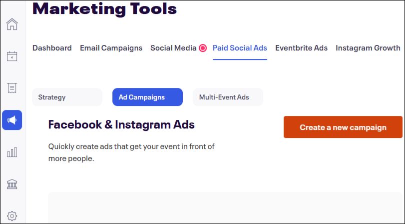 screenshot of facebook login on eventbrite